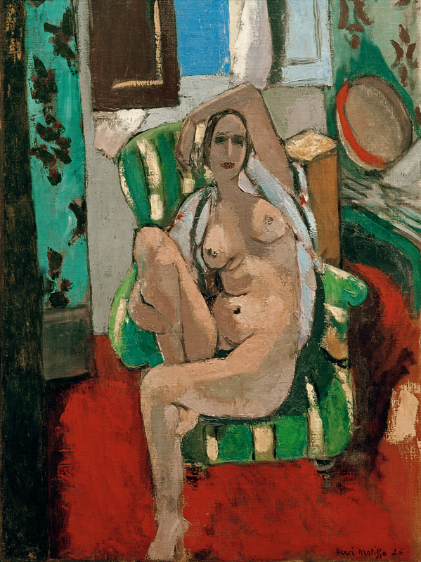 Seated Nude with Tambourine von Henri Matisse