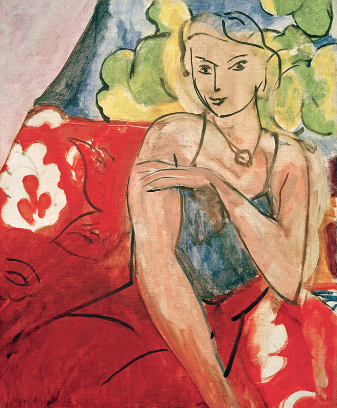 Seated Young Girl (The Doe) von Henri Matisse
