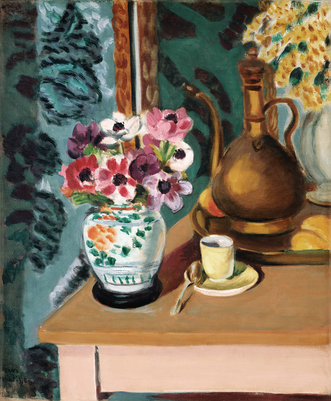 Still Life, Flowers and a Cup von Henri Matisse