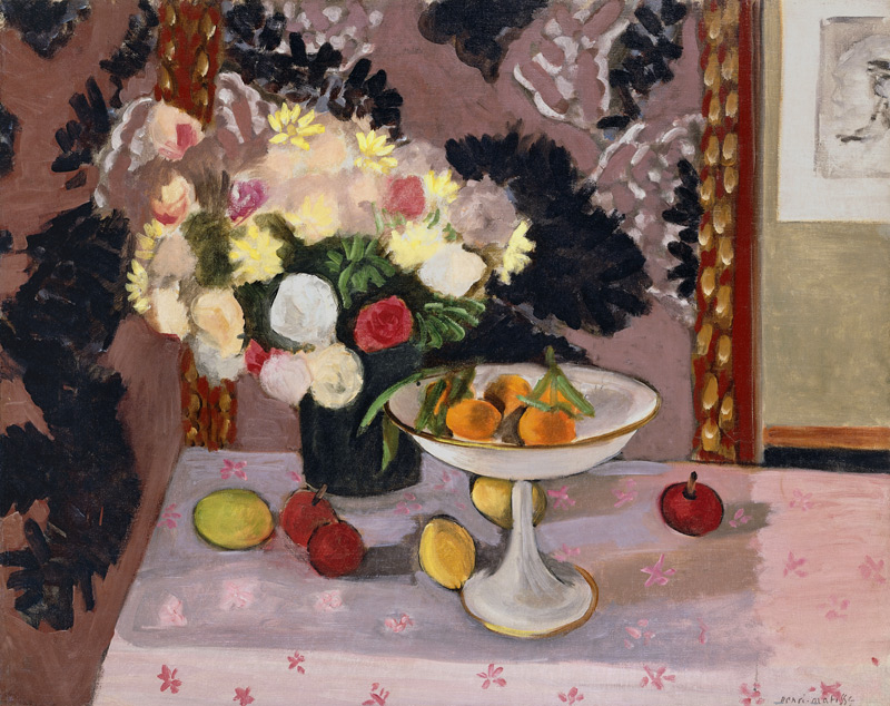 Still Life, Bouquet and Fruit Bowl von Henri Matisse
