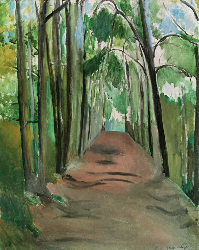 Allee de Trivaux in Clamart von Henri Matisse