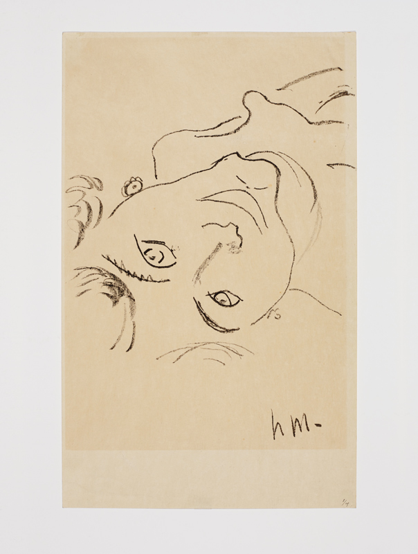 Inverted Head von Henri Matisse