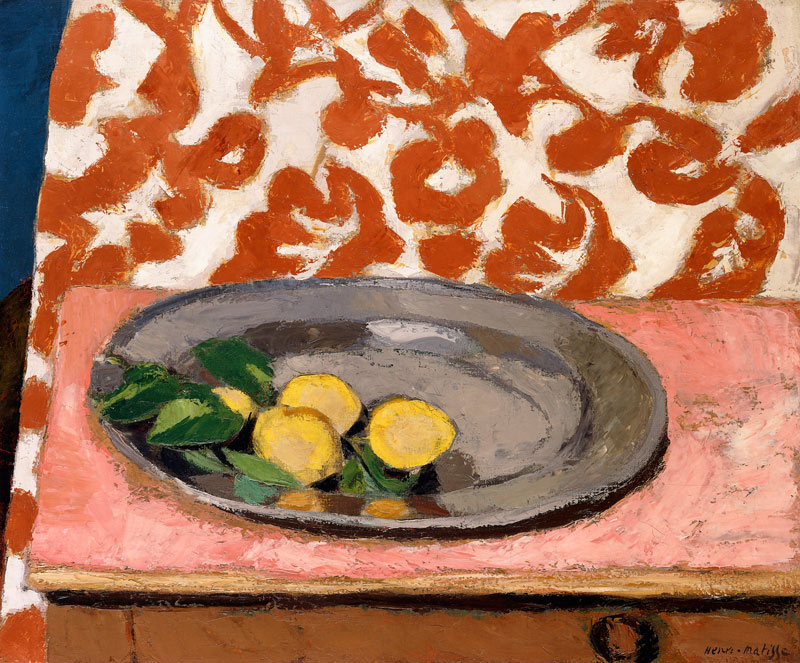 Lemons on a Pewter Plate von Henri Matisse