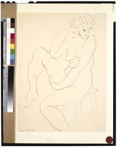 Nude Seated on a Stool