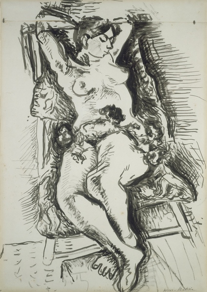 Nude in a Folding Chair von Henri Matisse