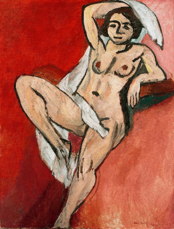 Nude with White Scarf von Henri Matisse