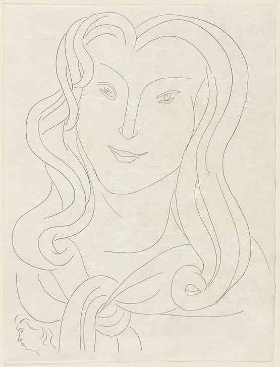 Feuillets dAlbum, Frontispice, plate 22 from Poesies de Mallarmé von Henri Matisse
