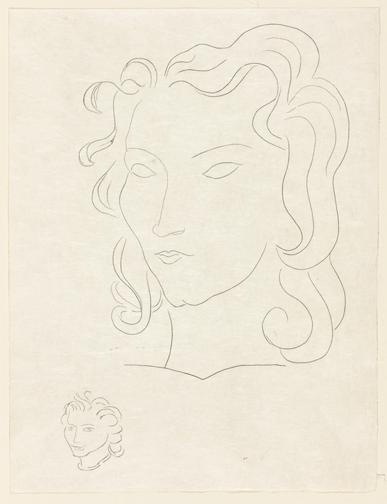 Feuillets dAlbum, Rondels, plate 23 from Poesies de Mallarmé von Henri Matisse