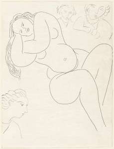 Le Sonneur, plate eight from Poesies de Mallarmé