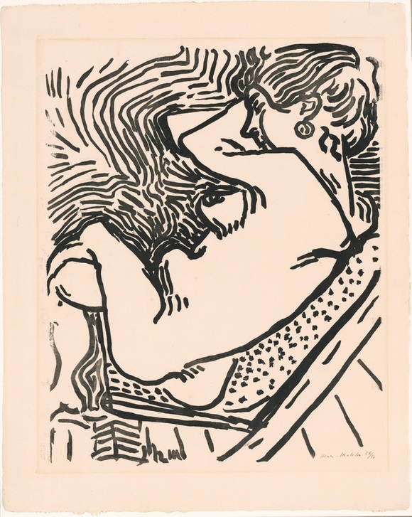 The Large Woodcut von Henri Matisse