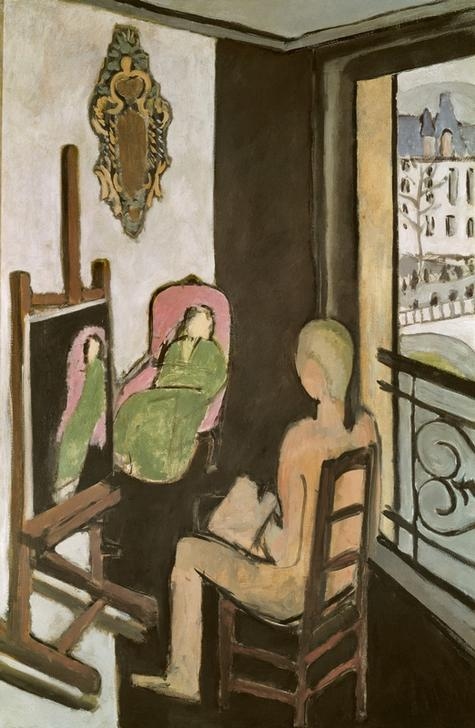 The Painter in his Studio von Henri Matisse