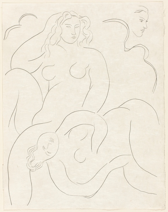 LAprès-Midi dun Faune: Égloue plate fourteen from Poesies de Mallarmé von Henri Matisse