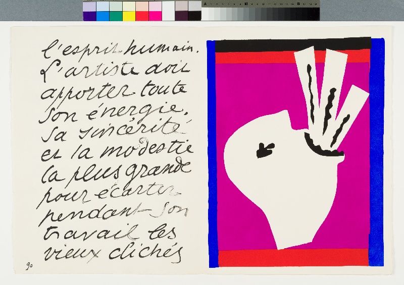 The Sword Swallower (Plate XIII from the Jazz Series) von Henri Matisse