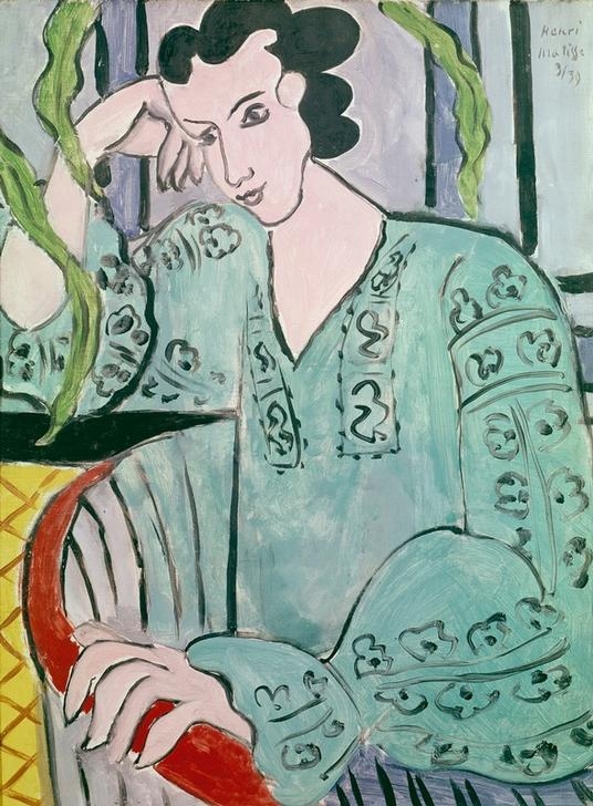 Hungarian Girl in Green Blouse von Henri Matisse