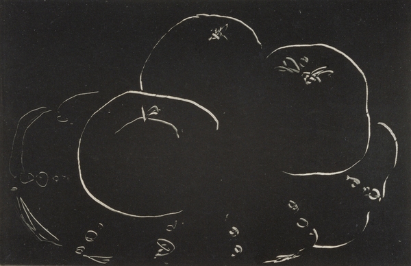 Three Apples and Plate-15 von Henri Matisse