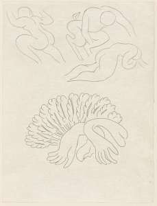 Autre Eventail, de Mademoiselle Mallarmé, plate 21 from Poesies de Mallarmé