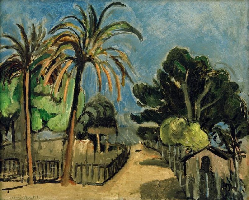 English garden in Nice von Henri Matisse