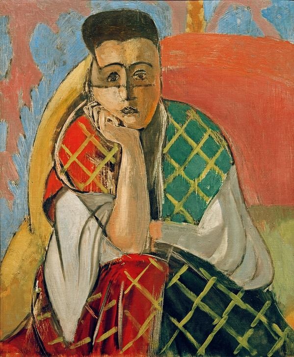Mademoiselle H.D. Woman with a veil von Henri Matisse