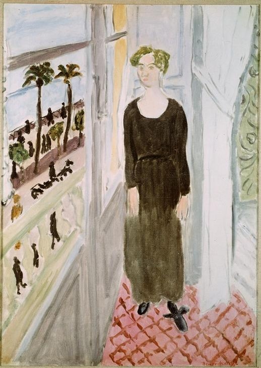 Woman at the window, Nice von Henri Matisse