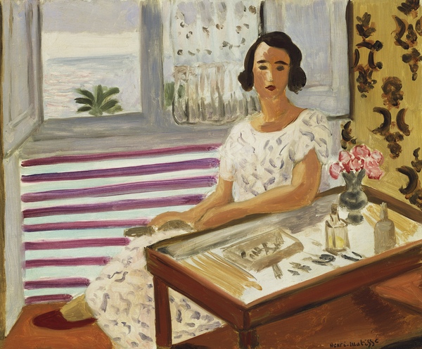 Woman seated at her Dressing Table-1924 von Henri Matisse
