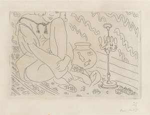 Woman Seated in an Interior