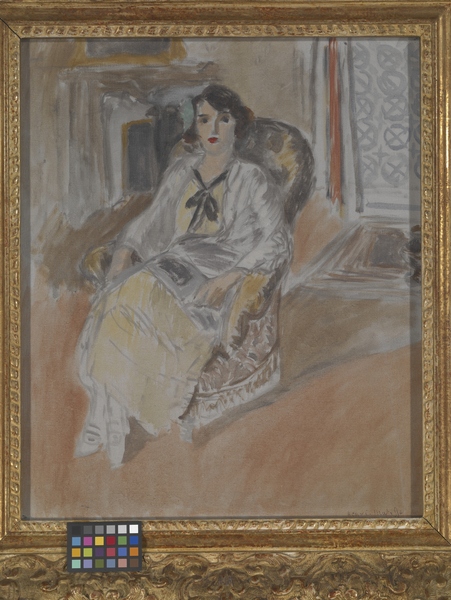 Woman Seated in an Armchair von Henri Matisse