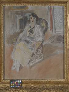 Woman Seated in an Armchair