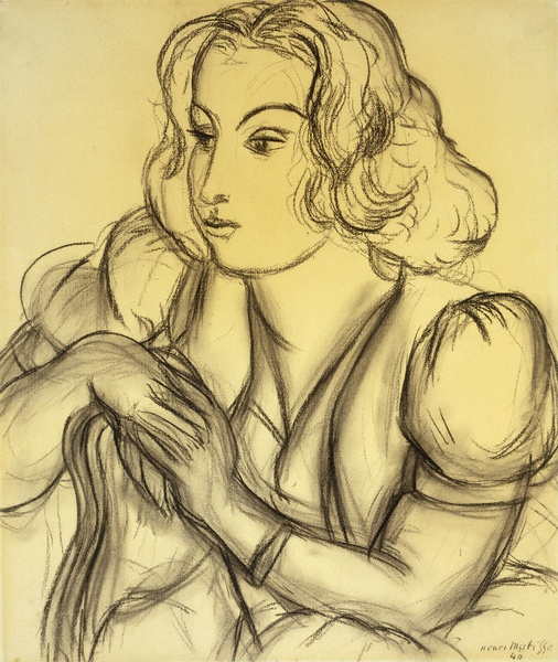 Woman Leaning von Henri Matisse