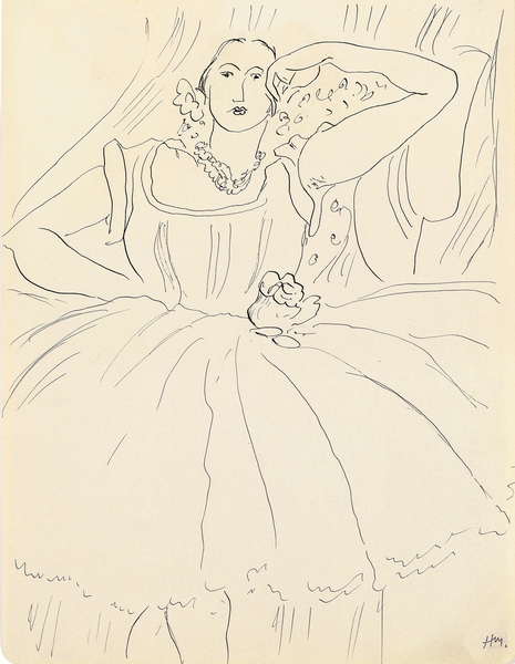 Woman in Evening Dress von Henri Matisse
