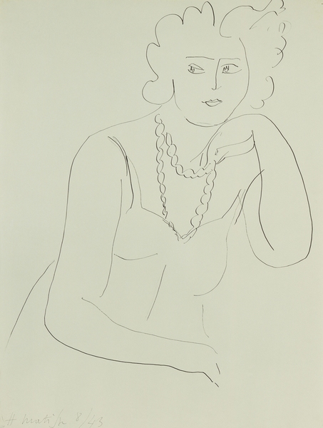 Woman with Necklace von Henri Matisse