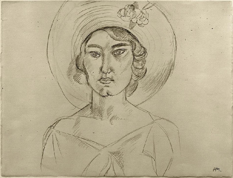 Woman with Hat von Henri Matisse