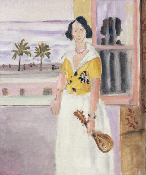 Woman with mandolin-22 von Henri Matisse
