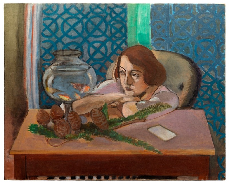 Woman before an Aquarium von Henri Matisse