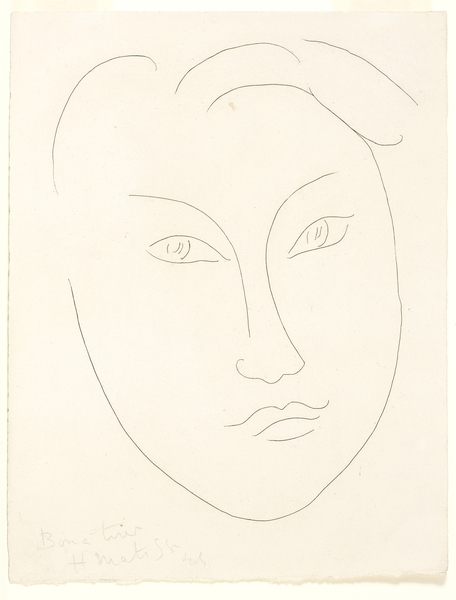 Face of a Young Boy von Henri Matisse