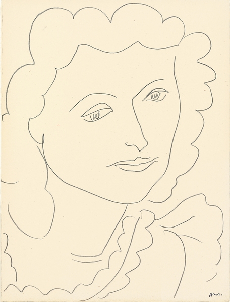 Large Head (Lucienne) von Henri Matisse