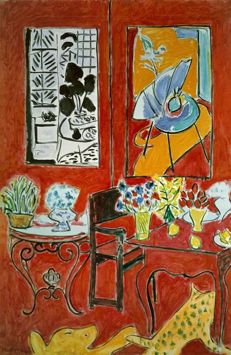 Large Red Interior von Henri Matisse