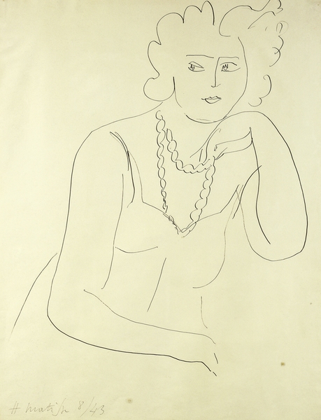 Womans Necklace von Henri Matisse