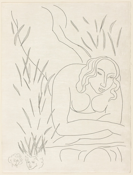 Hérodiade, Scène l, plate ten from Poesies de Mallarmé von Henri Matisse
