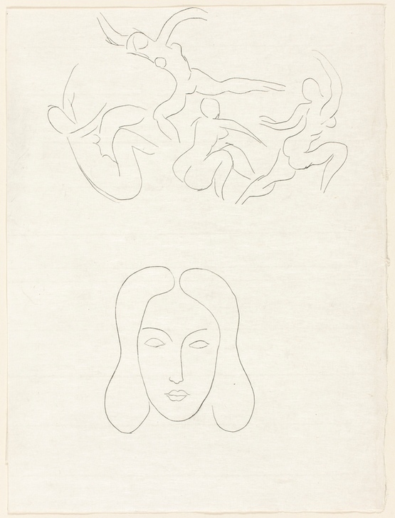 Hérodiade, Scène lV, plate thirteen from Poesies de Mallarmé von Henri Matisse