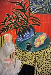 Interior with Black Fern