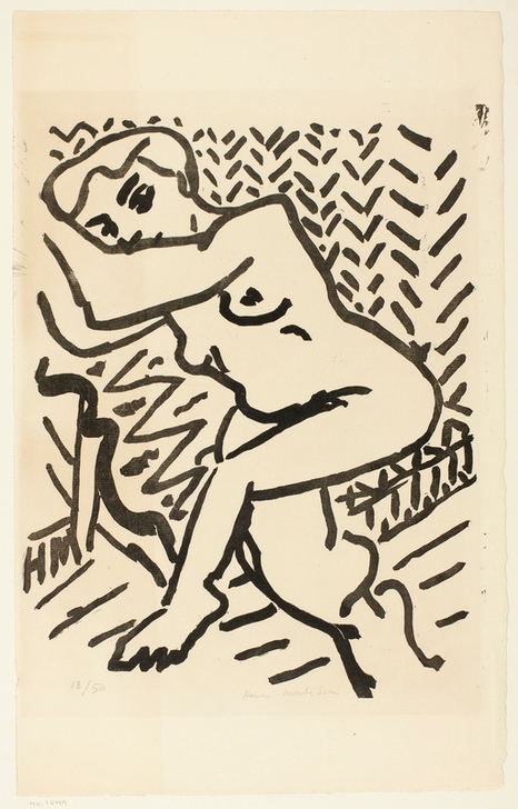 Small Light Woodcut von Henri Matisse