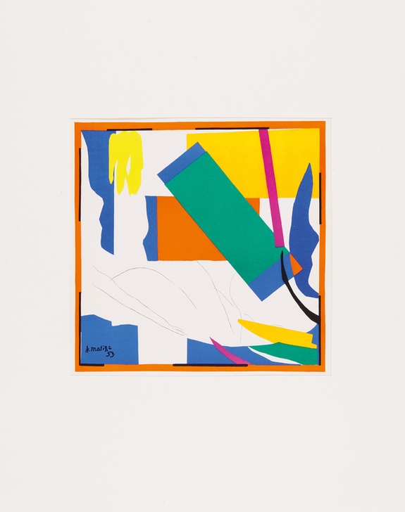 Set of eight color lithographs von Henri Matisse