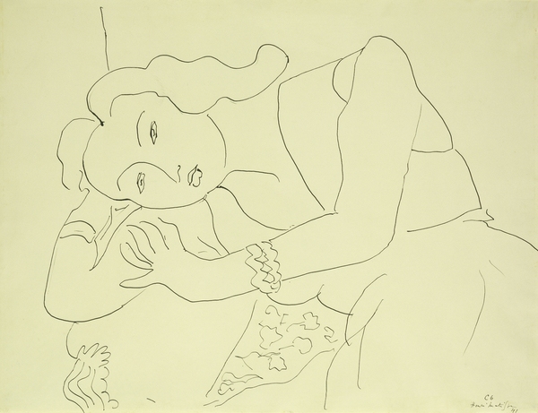 Head of a Woman von Henri Matisse