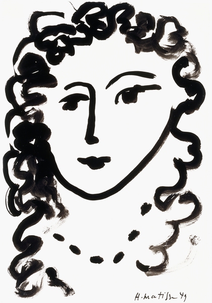 Head of a Woman von Henri Matisse