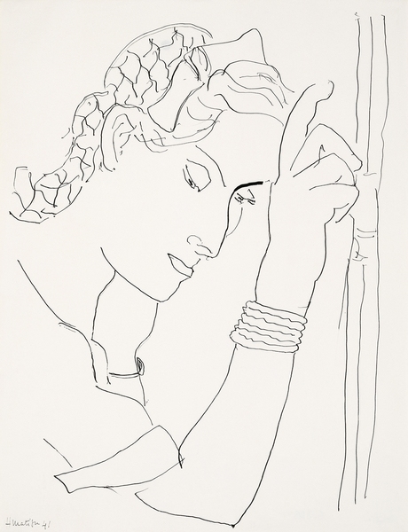 Head of a Woman in Profile von Henri Matisse