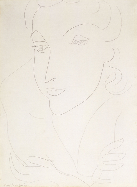 Head of a Young Woman von Henri Matisse