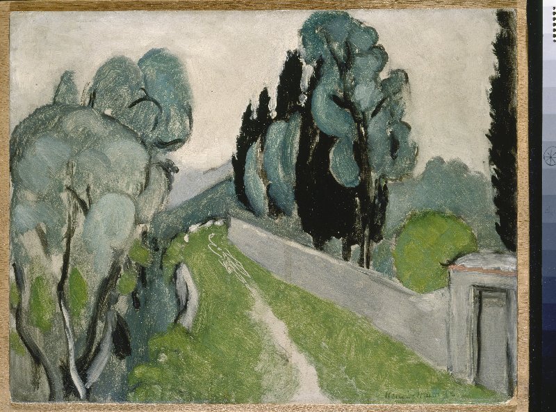 Landscape with Cypresses and Olives near Nice von Henri Matisse