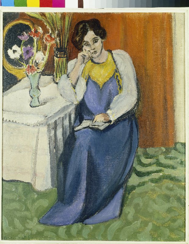 Reading Lady in Blue von Henri Matisse