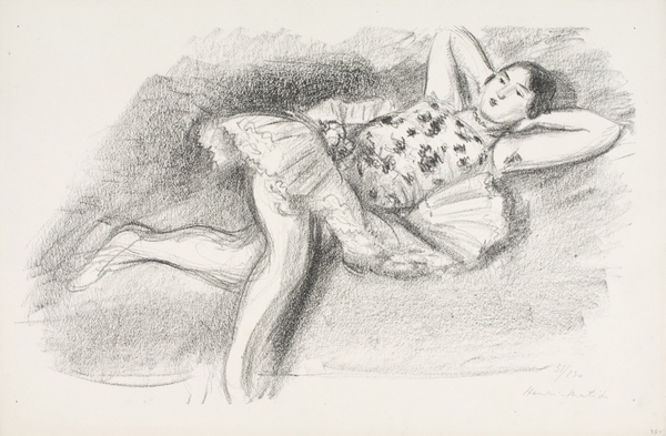 Reclining Dancer-26 von Henri Matisse