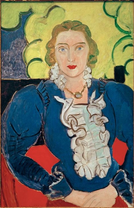 Madame L.D. The Blue Blouse von Henri Matisse